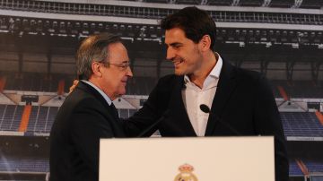 Casillas y Florentino Pérez