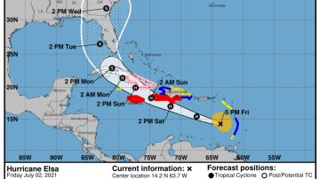 Elsa es el primer huracán de la temporada y puede amenazar a Florida la semana próxima