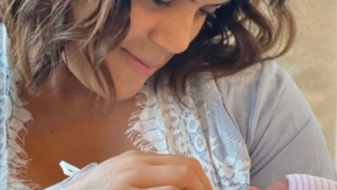 Francisca junto a Gennaro