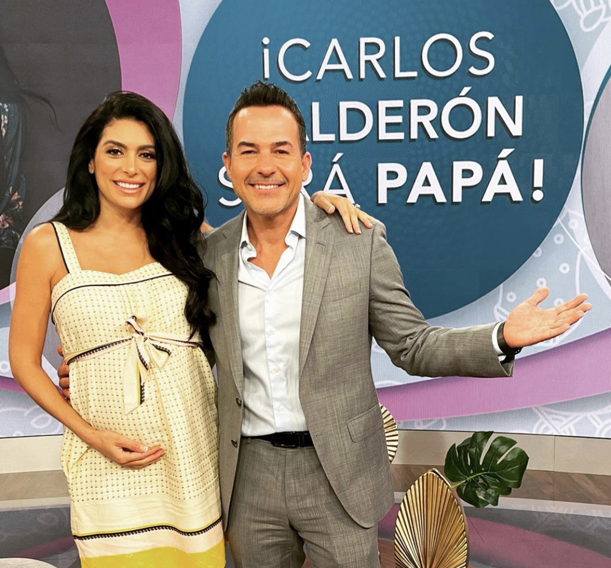 Carlos Calderón y su prometida Vanessa Lyón serán papás