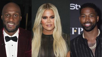 Lamar Odom, Khloé Kardashian y Tristan Thompson.