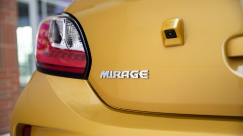 Detalle del exterior del Misubishi Mirage 2021