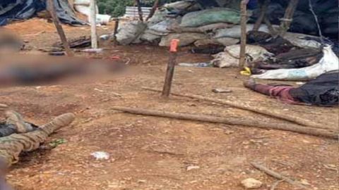 Narcocampamento de Cárteles Unidos que el CJNG convirtió en cementerio