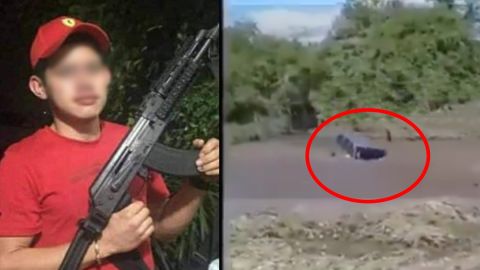 La Chopa, el jefe de sicarios narco entre los sujetos ahogados dentro de troca cuando cruzaban río que los arrastró