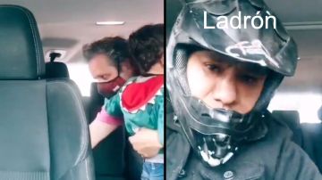 VIDEO: Ladrón es captado robando auto con bebé dentro; No quería que papá bajara al pequeñito