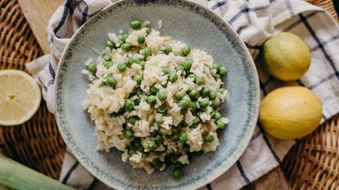 arroz con chícharos