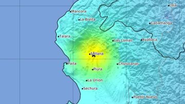 El sismo afectó principalmente la ciudad de Sullana, en la región de Piura, en Perú.