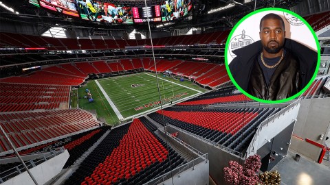 Así es la ‘humilde’ habitación donde duerme Kanye West tras mudarse a estadio de fútbol