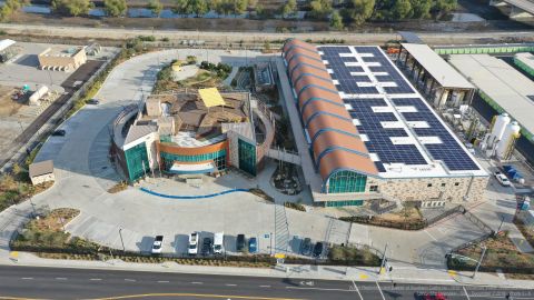 La instalación ARC está ubicada a lo largo de las orillas del río San Gabriel en la ciudad de Pico Rivera.