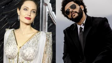Angelina Jolie y The Weeknd.