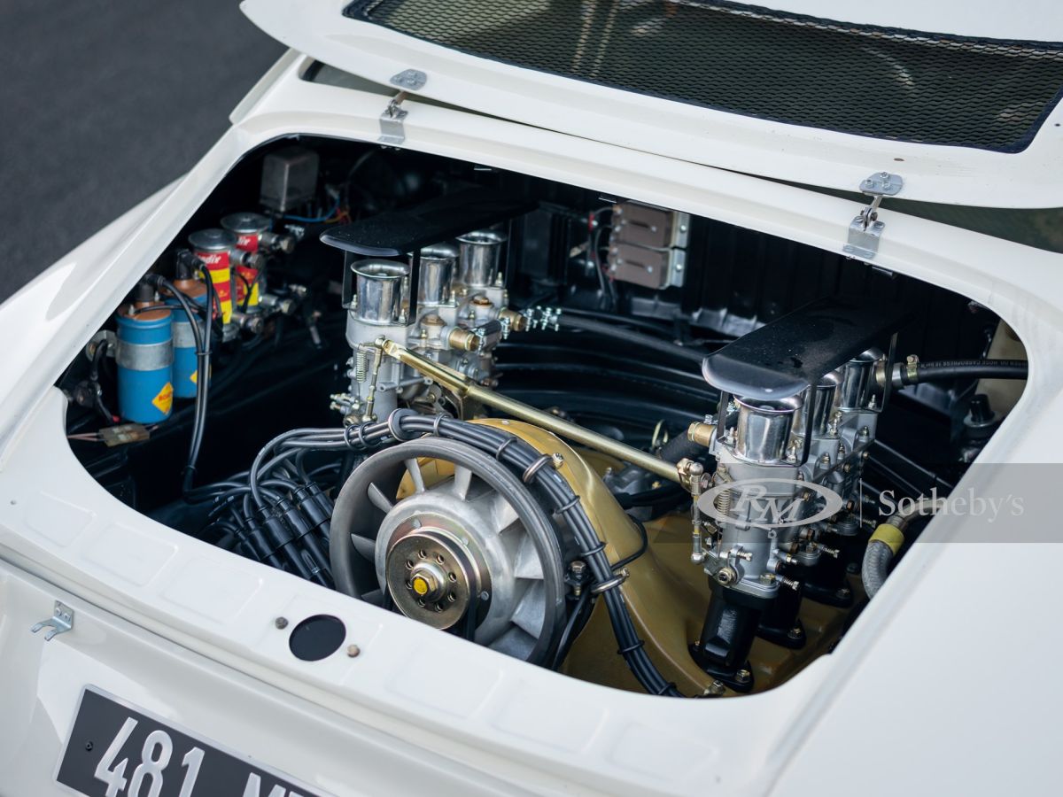 Foto del motor del 1968 Porsche 911 R
