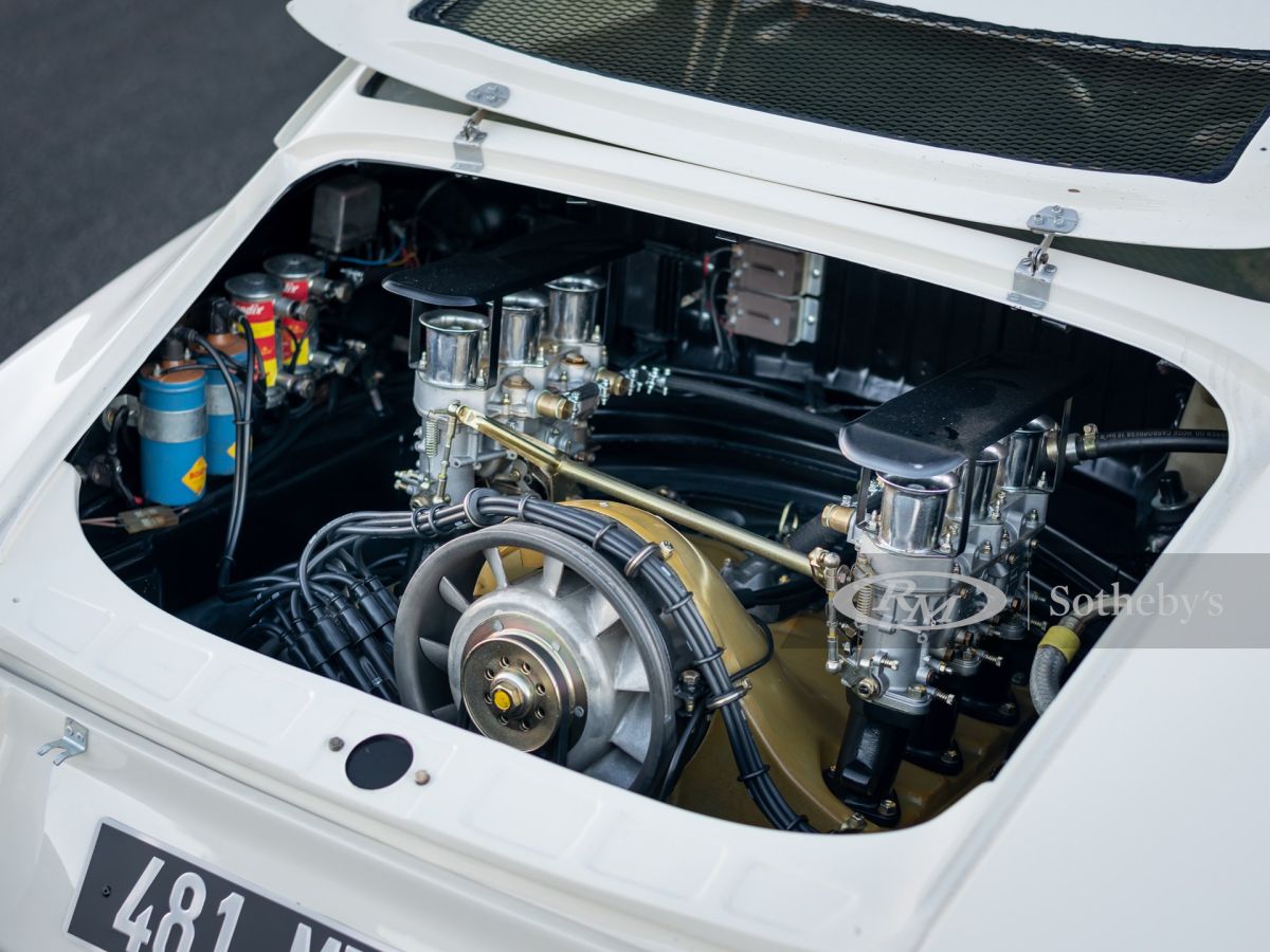 Foto del motor del 1968 Porsche 911 R
