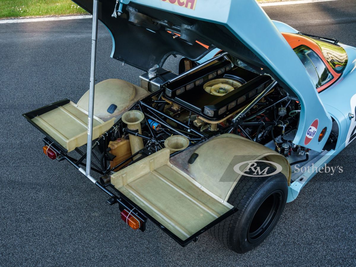 Foto del motor del 1970 Porsche 917 K