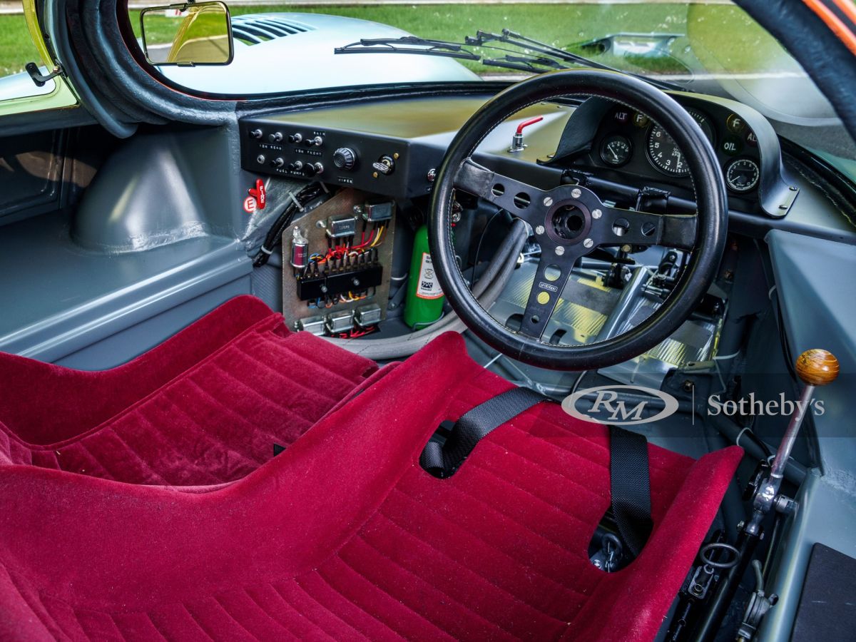 Foto del interior del 1970 Porsche 917 K