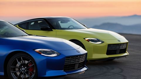 Vista frontal del nuevo Nissan Z 2023