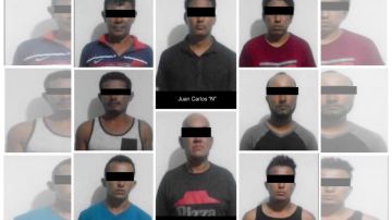 Caen 7 hondureños y un mexicano del CJNG; atacaron con cuchillos a policías que los detuvieron