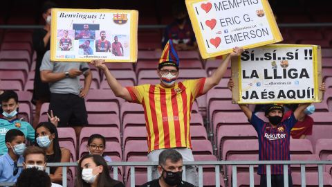 El Barcelona debutó en su casa en la nueva temporada de LaLiga.