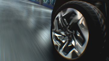 Foto de una de las ruedas de la Silverado Eléctrica de Chevrolet