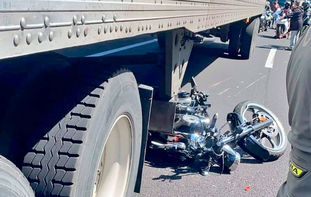VIDEO: Motorcyclists die in a fatal accident on the Mexico-Cuernavaca highway