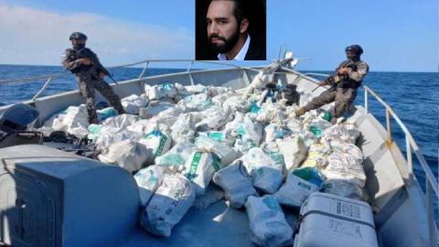 FOTOS: Nayib Bukele presume detención de 3 mexicanos con droga valorada en $35 millones de dólares