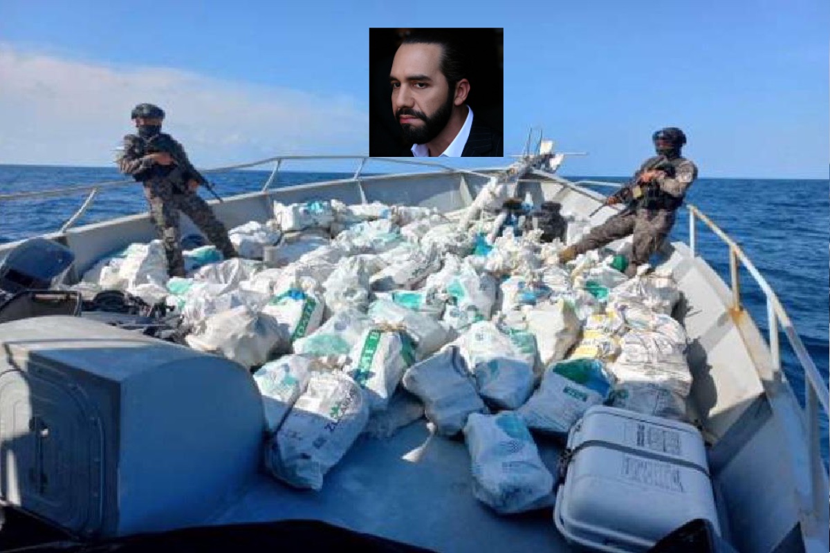 PHOTOS: Nayib Bukele presumes the arrest of 3 Mexicans with cocaine valued at $ 35 million