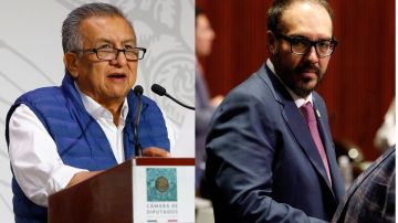 Los Diputados Saúl Huerta y Mauricio Toledo