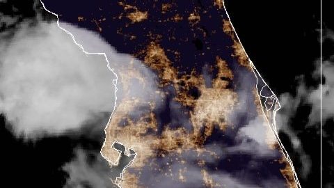Fred perdió fuerza sobre la costa norte de Cuba el 12 de agosto de 2021.