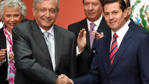 AMLO y Enrique Peña Nieto