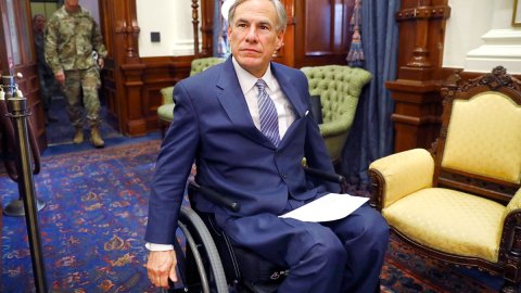 Greg Abbott, gobernador de Texas