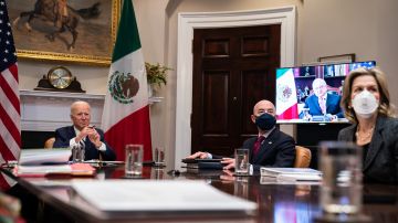 En marzo, el presidente Joe Biden se reunió con López Obrador en forma virtual.