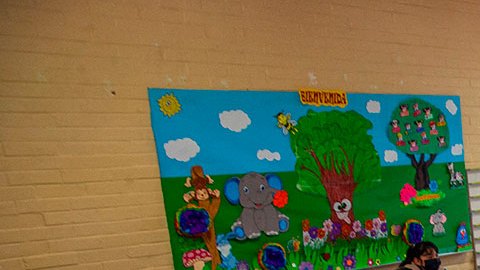 Niños en escuela