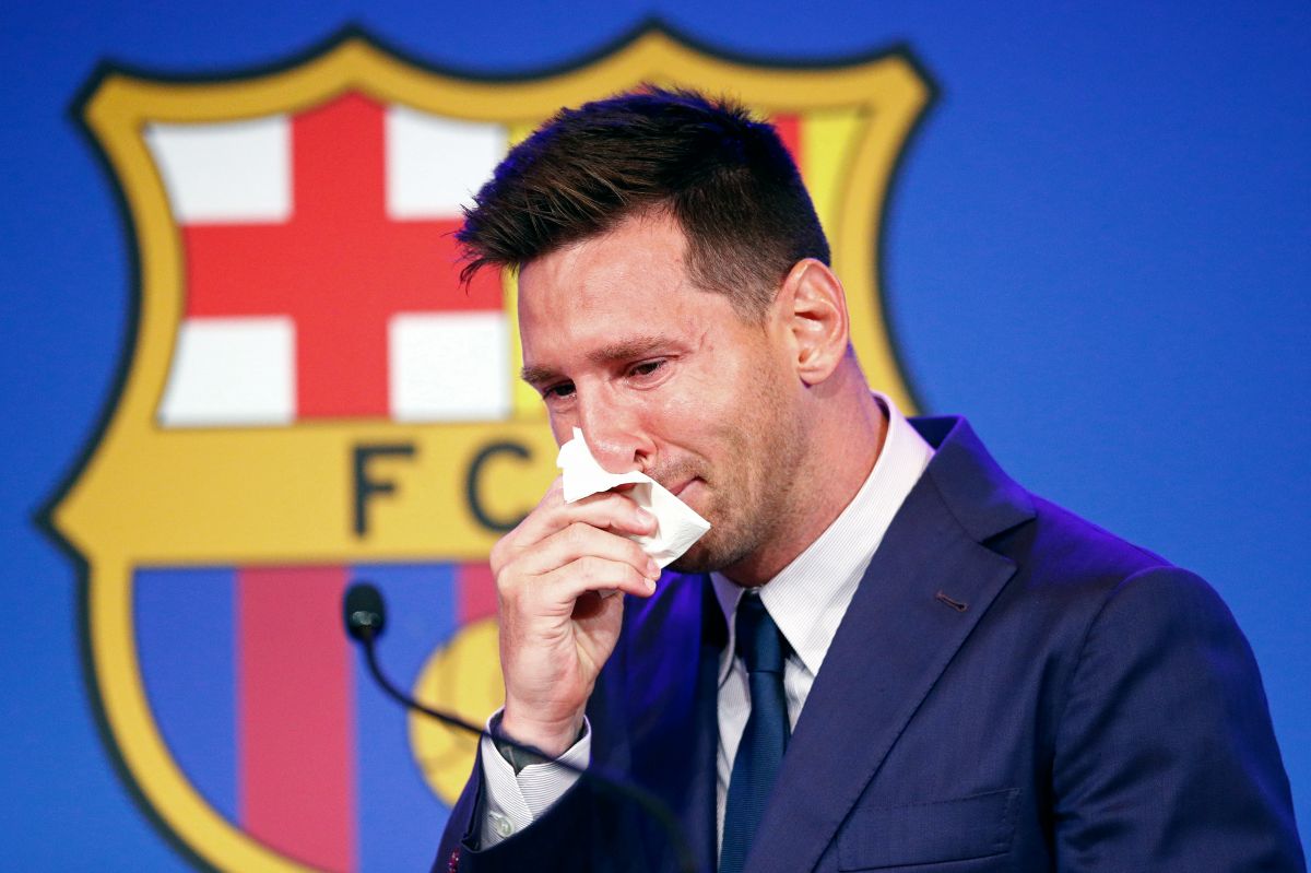 Lágrimas de Lionel Messi en su despedida del Barcelona son típicas de un hombre Cáncer, según astrólogos