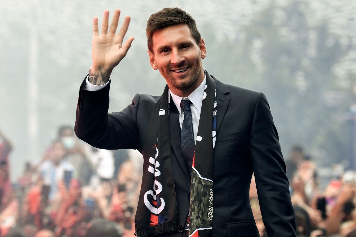 Lionel Messi, the king who was presented at the Parc des Princes