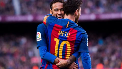 Neymar y Messi Barcelona