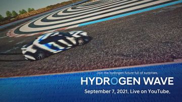 Foto promocional del auto deportivo de hidrógeno que será creado por Hyundai