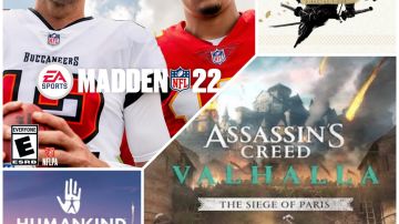 Madden NFL 22, Ghost of Tsushima Director's Cut, Humankind y Assassin's Creed Valhalla: El asedio de París