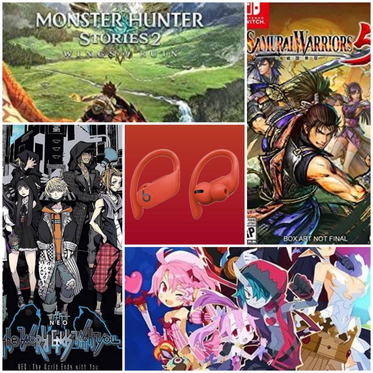 Reseña: Monster Hunter Stories 2, NEO: The World Ends With You, Disgaea 6 y Powerbeats Pro