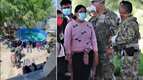 Las autoridades migratorias detuvieron a los inmigrantes en dos distintos grupos.