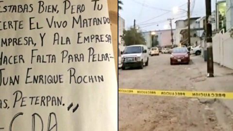 Sicarios del Cártel de Sinaloa "caza" al Peter Pan por haberlos traicionado, matan a 3 y dejan narcomensajes