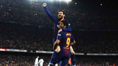 Messi y Suárez ganaron un Triplete en 2015 junto a Neymar.