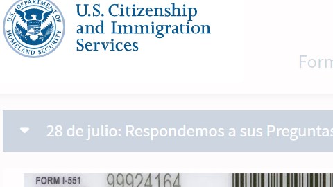 USCIS da a conocer todos sus cambios a través de la página web.