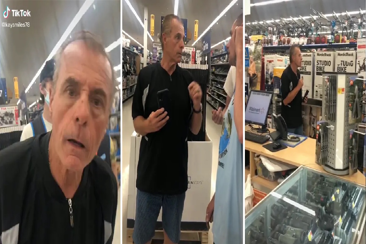VIDEO: Exbombero racista grita a empleada de Walmart, "Aprende inglés, no es México"