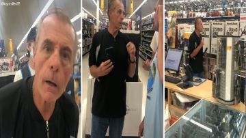 VIDEO: Exbombero racista grita a empleada de Walmart, "Aprende inglés, no es México"