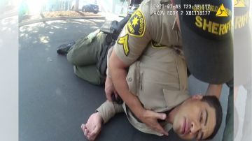 VIDEO: Policía de origen hispano sufre sobredosis accidental con fentanilo y colapsa