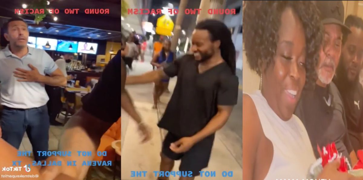 VIDEO: Damn racist!  Family is victim of discrimination, manager does not let them pass restaurant