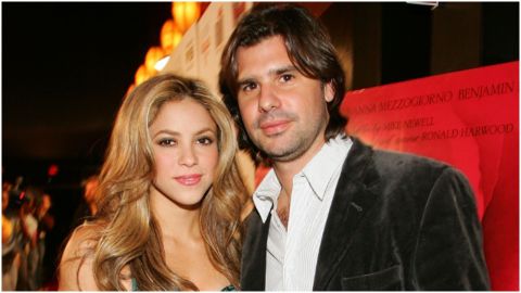 Shakira y Antonio de la Rúa en Las Vegas en 2007.