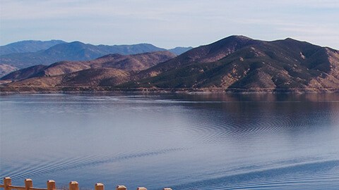 Los embalses de agua reducen su caudal con la falta de lluvias. / suministrada.