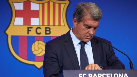 El presidente del FC Barcelona, Joan Laporta.