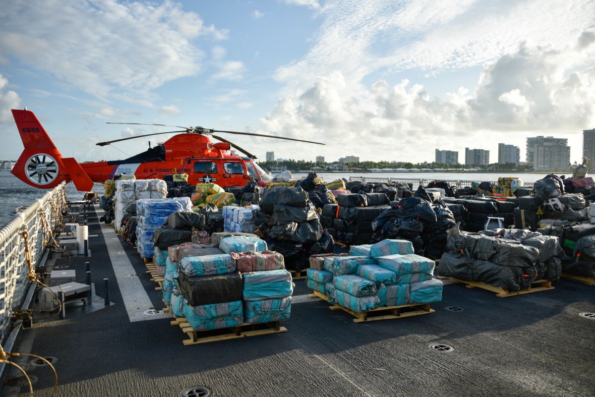 U.S. Coast Guard Dumps Largest Loot of Illegal Narcotics in History