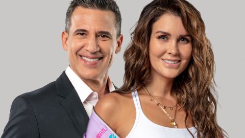 Jorge Aravena y Verónica Montes de 'La Casa de los Famosos' en Telemundo.
